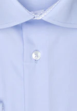 Shaped Chemise d'affaires Uni in Bleu Moyen |  Seidensticker Onlineshop