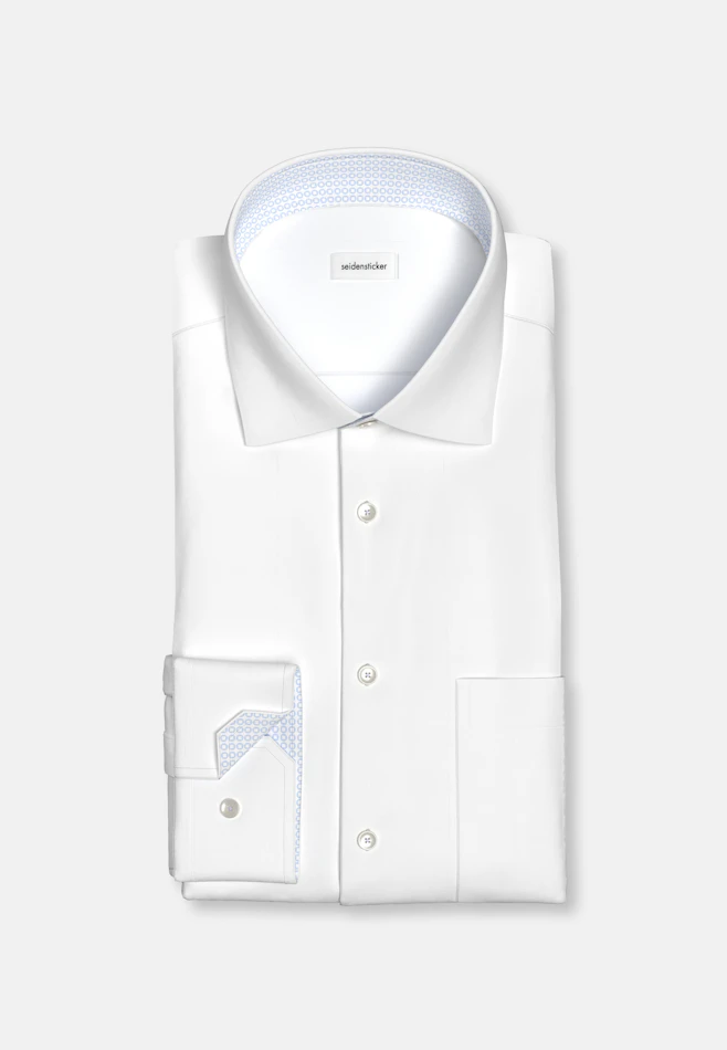 X-Slim Chemise d'affaires Uni dans Blanc | Boutique en ligne Seidensticker