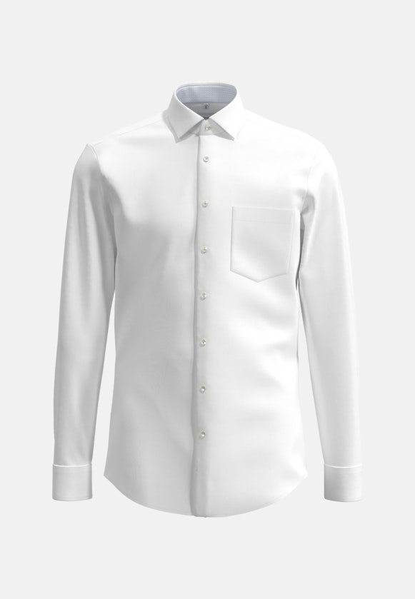 X-Slim Business Hemd Uni in Weiß |  Seidensticker Onlineshop