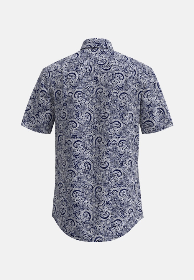 Regular Chemise d'affaires Imprimé dans Bleu Foncé | Boutique en ligne Seidensticker