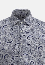 Regular Business Hemd Druck in Dunkelblau |  Seidensticker Onlineshop