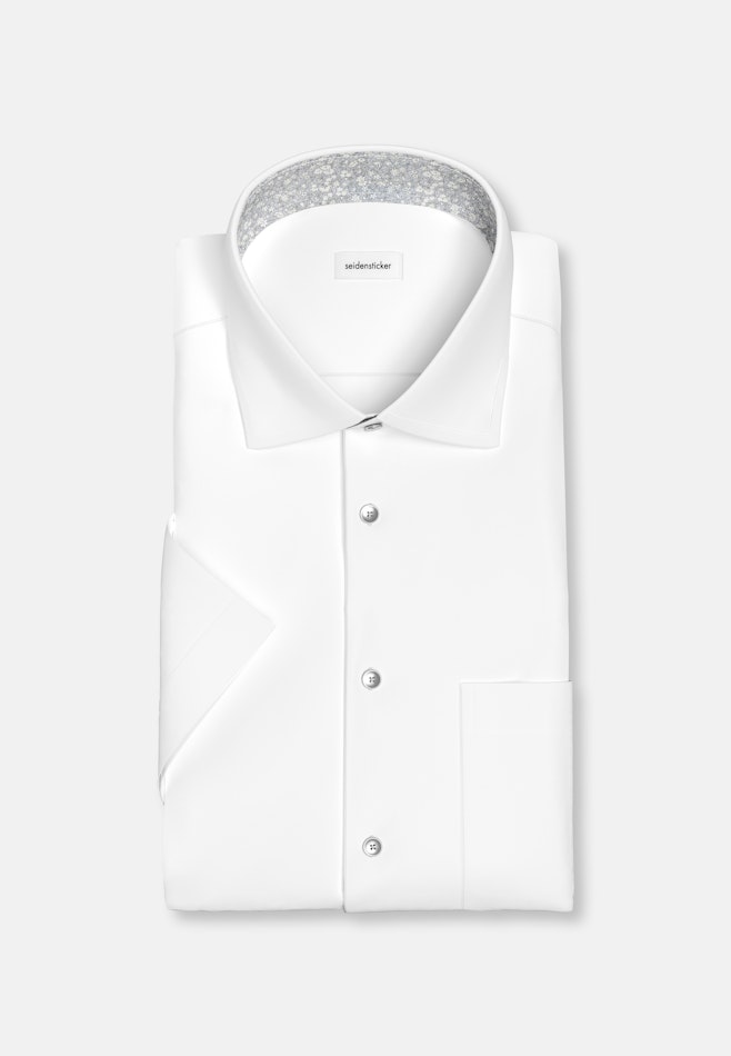 Regular Chemise d'affaires Uni dans Blanc | Boutique en ligne Seidensticker