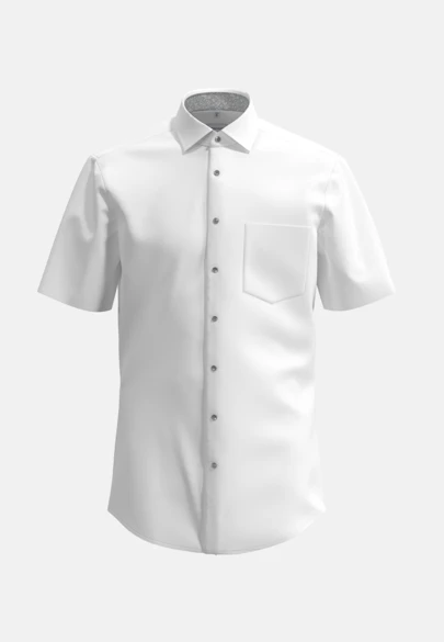 Regular Business shirt Uni in White |  Seidensticker Onlineshop