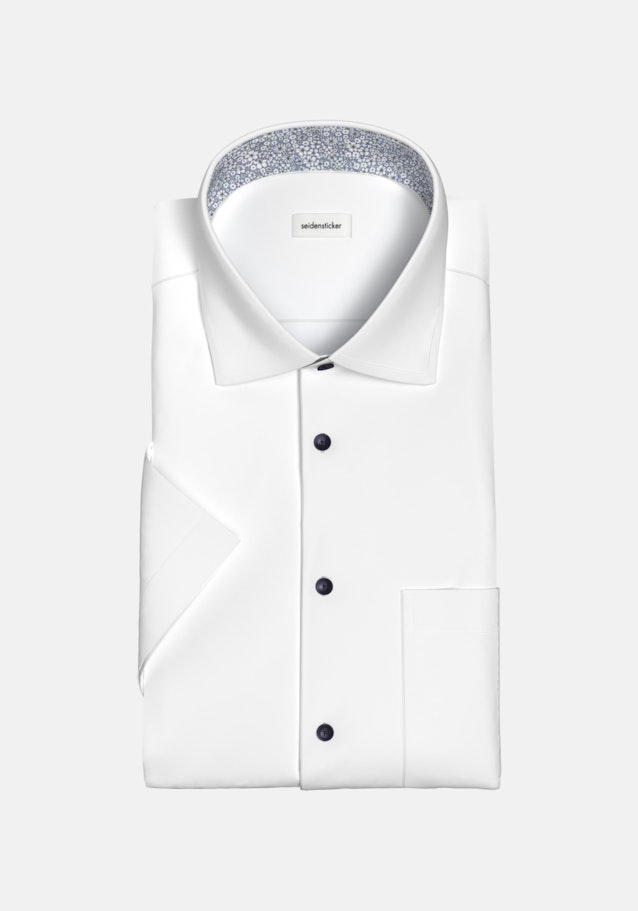 Regular Chemise Business Uni in Blanc | Seidensticker Onlineshop