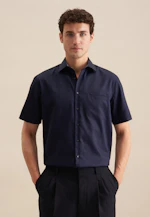 Regular Business shirt Uni in Dark Blue |  Seidensticker Onlineshop