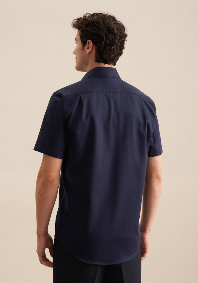 Regular Chemise Business Uni in Bleu Foncé | Seidensticker Onlineshop