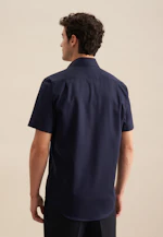 Regular Business shirt Uni in Dark Blue |  Seidensticker Onlineshop