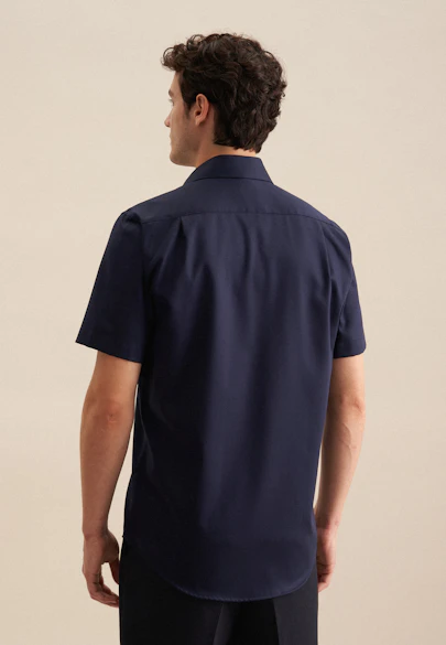 Regular Business Hemd Uni in Dunkelblau |  Seidensticker Onlineshop