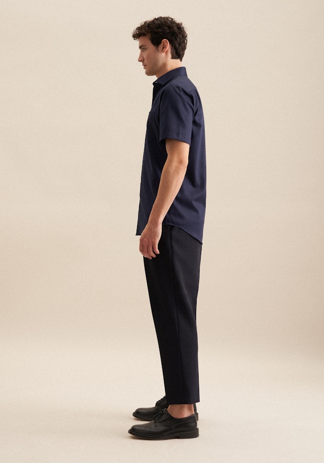 Regular Chemise Business Uni in Bleu Foncé | Seidensticker Onlineshop