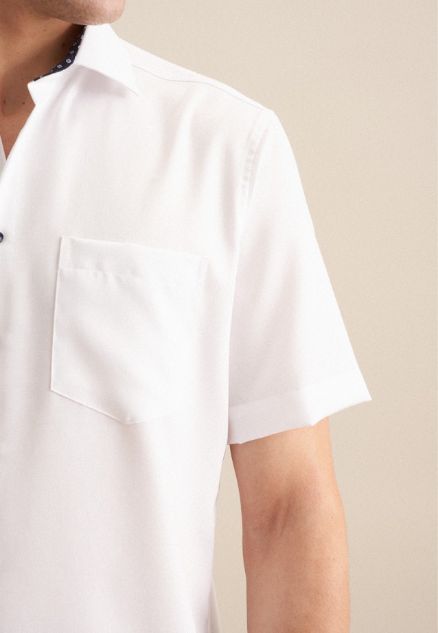 Regular Chemise d'affaires Uni in Blanc |  Seidensticker Onlineshop