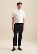 Regular Chemise d'affaires Uni in Blanc |  Seidensticker Onlineshop