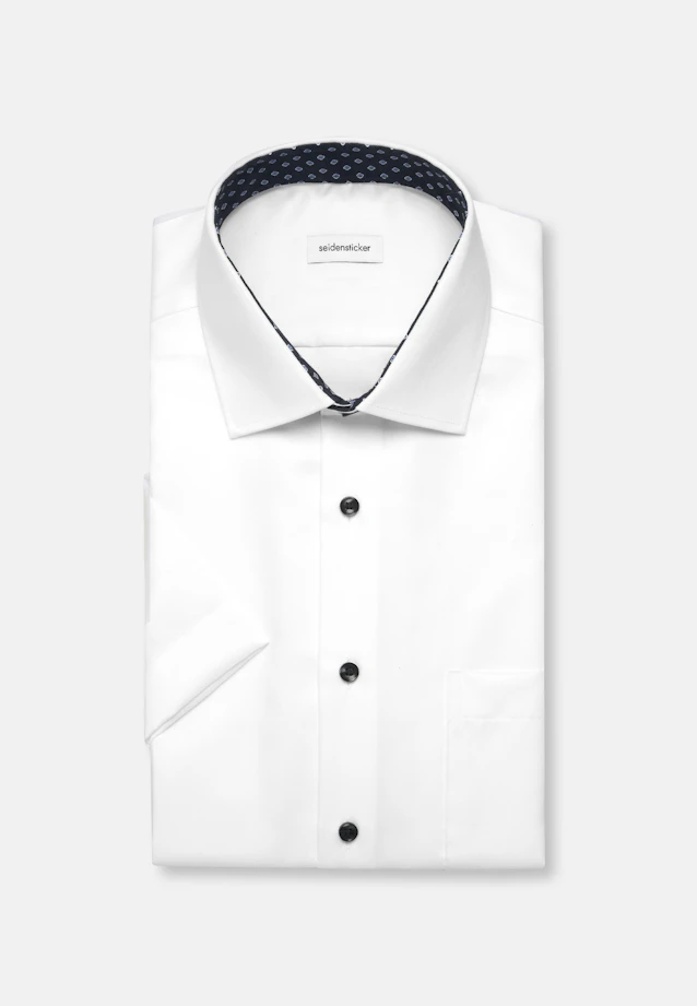 Regular Business Hemd Uni in Weiß |  Seidensticker Onlineshop