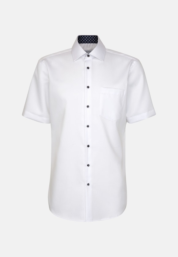 Regular Chemise d'affaires Uni in Blanc |  Seidensticker Onlineshop