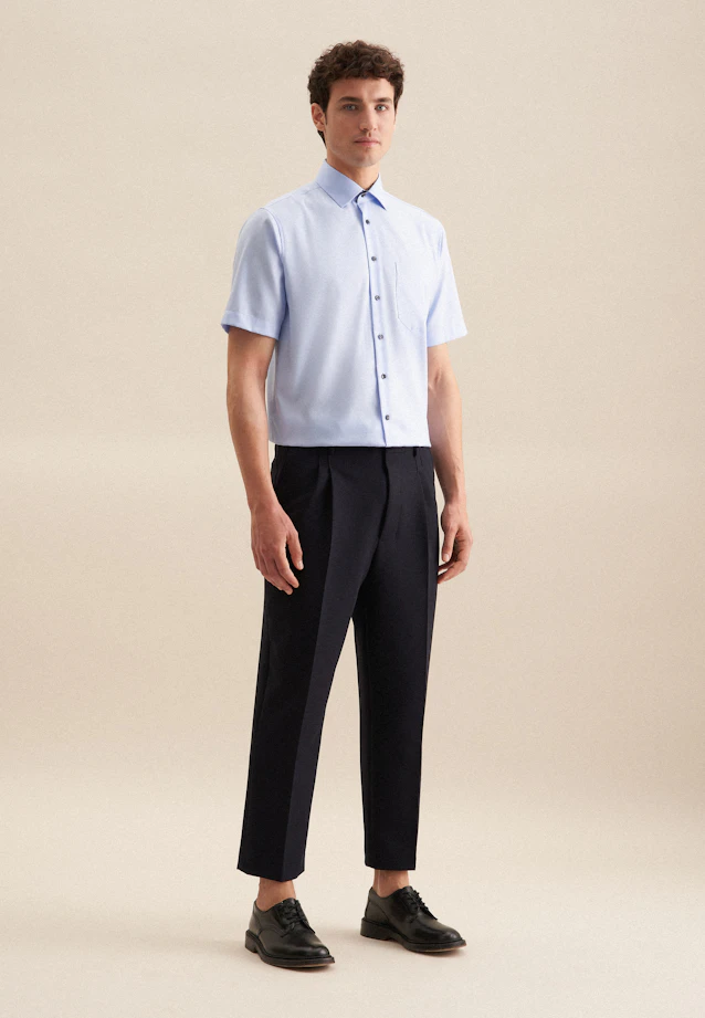 Regular Business shirt Uni in Light Blue |  Seidensticker Onlineshop