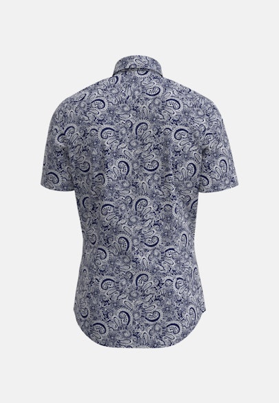 Slim Business shirt Print in Dark Blue |  Seidensticker Onlineshop