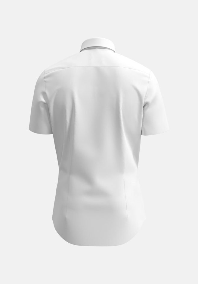 Slim Performance-Hemd Uni in Weiß | Seidensticker Onlineshop