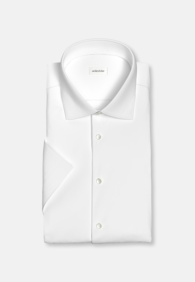 Slim Chemise Performance Uni in Blanc |  Seidensticker Onlineshop