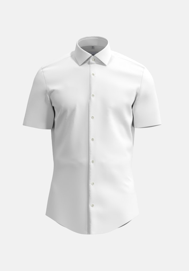 Slim Chemise Performance Uni dans Blanc | Boutique en ligne Seidensticker