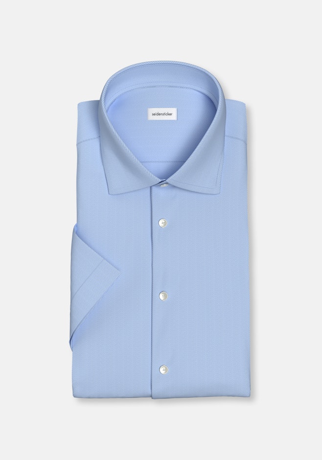 Slim Chemise Performance Uni dans Bleu Clair | Boutique en ligne Seidensticker