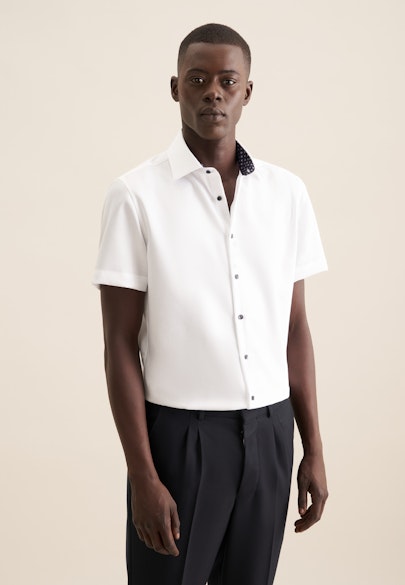 Slim Chemise d'affaires Uni in Blanc |  Seidensticker Onlineshop
