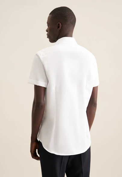 Slim Business Hemd Uni in Weiß |  Seidensticker Onlineshop