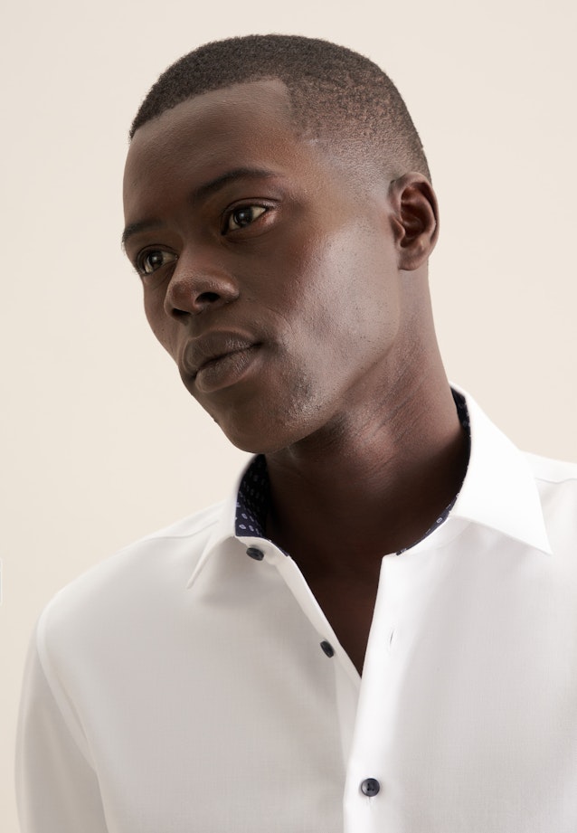 Slim Chemise d'affaires Uni in Blanc |  Seidensticker Onlineshop