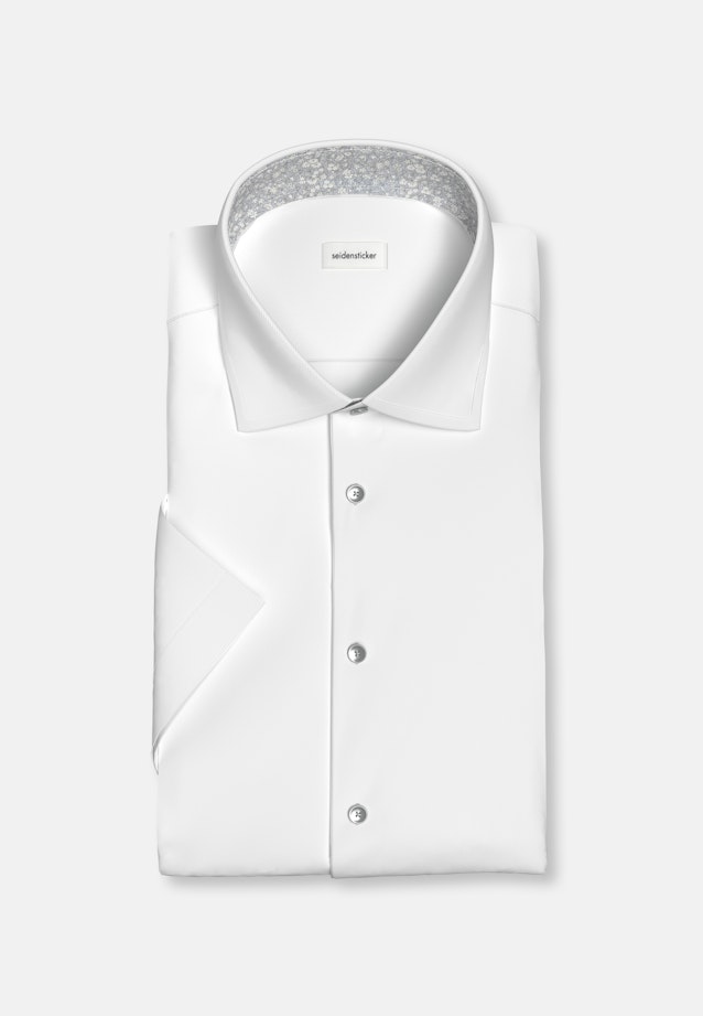 Shaped Business Hemd Uni in Weiß |  Seidensticker Onlineshop