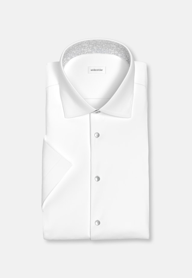 Shaped Business Hemd Uni in Weiß |  Seidensticker Onlineshop