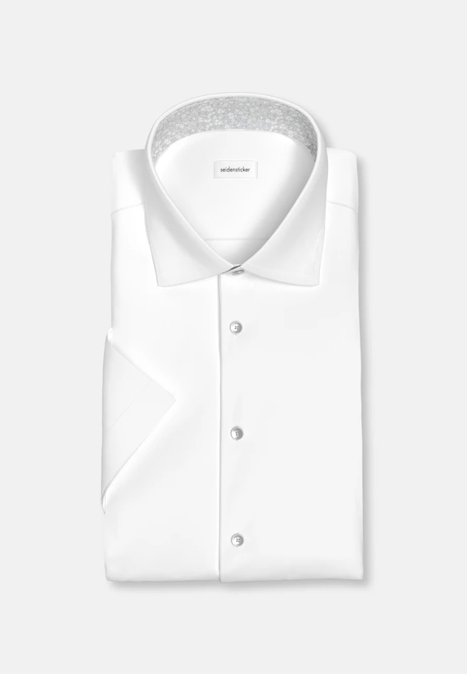 Shaped Business shirt Uni in White | Seidensticker online shop