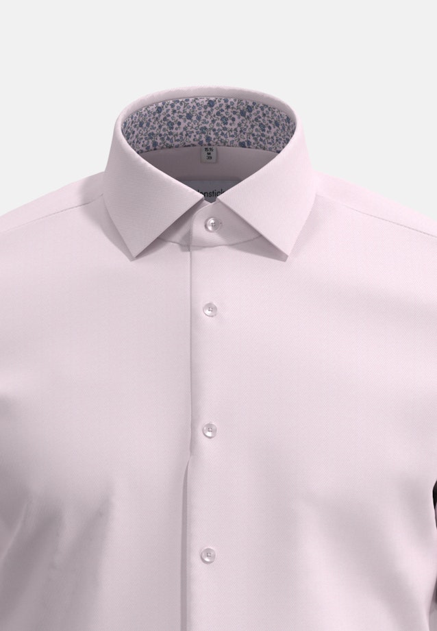 Shaped Business Hemd Uni in Rosa/Pink |  Seidensticker Onlineshop
