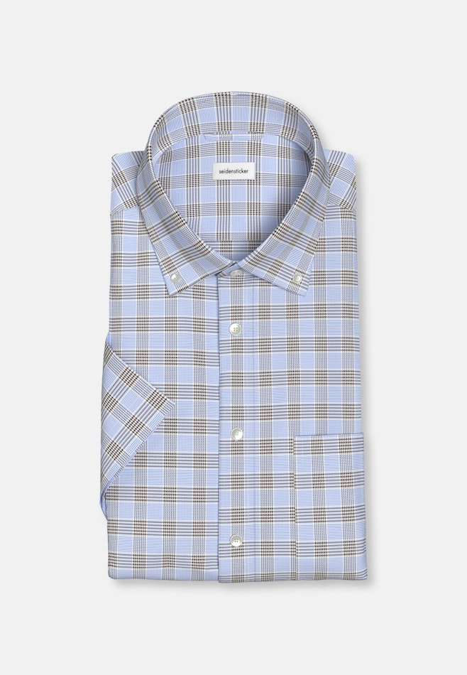 Regular Business Hemd Karo in Braun | Seidensticker Onlineshop