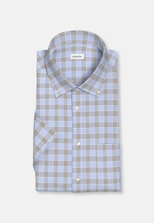 Regular Business Hemd Karo in Braun |  Seidensticker Onlineshop