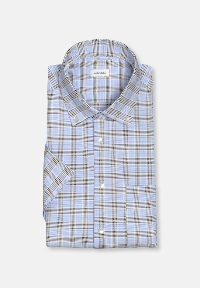 Regular Business Hemd Karo in Braun | Seidensticker Onlineshop