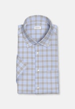 Regular Business Hemd Karo in Braun |  Seidensticker Onlineshop