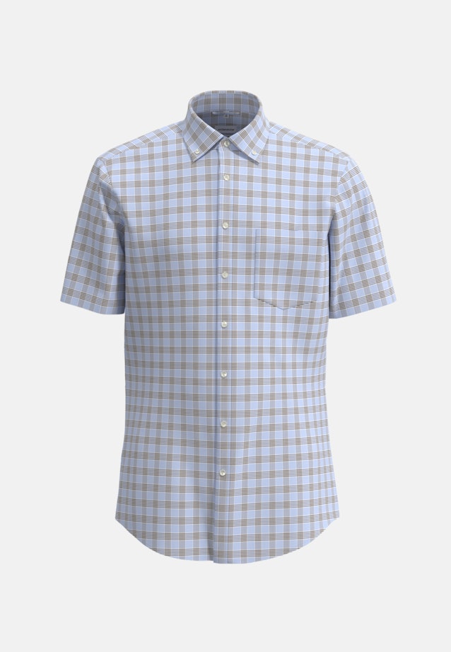 Regular Business Hemd Karo in Braun |  Seidensticker Onlineshop