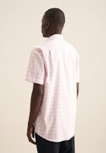 Regular Business Hemd Karo in Orange |  Seidensticker Onlineshop