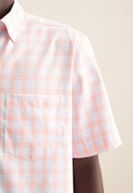 Regular Business Hemd Karo in Orange |  Seidensticker Onlineshop