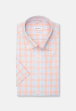 Regular Business Hemd Karo in Orange |  Seidensticker Onlineshop