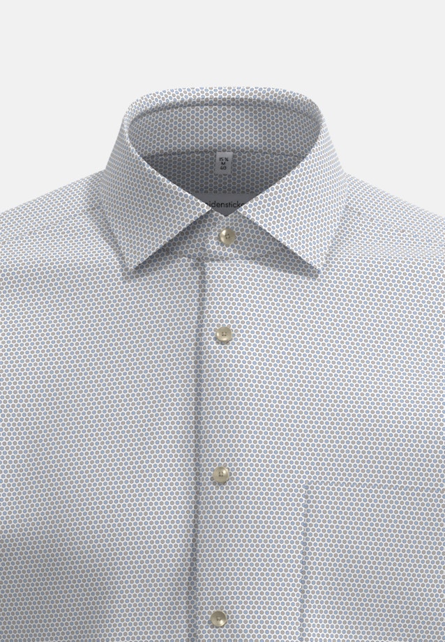 Regular Business Hemd Druck in Beige |  Seidensticker Onlineshop