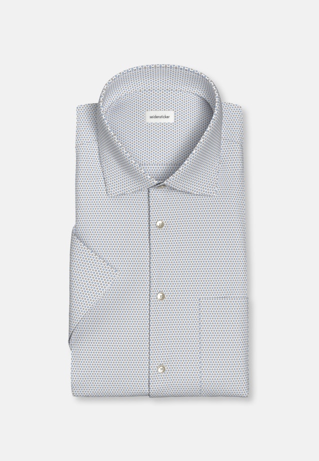 Regular Business Hemd Druck in Beige |  Seidensticker Onlineshop