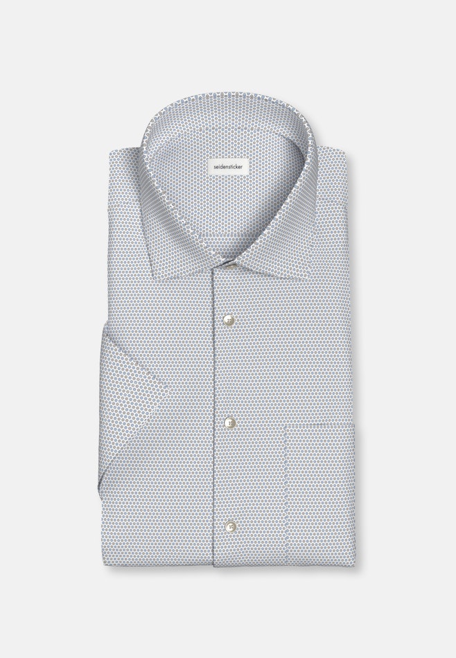 Regular Business Hemd Druck in Beige | Seidensticker Onlineshop