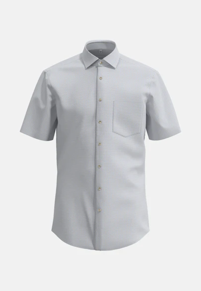 Regular Business shirt Print in Beige |  Seidensticker Onlineshop