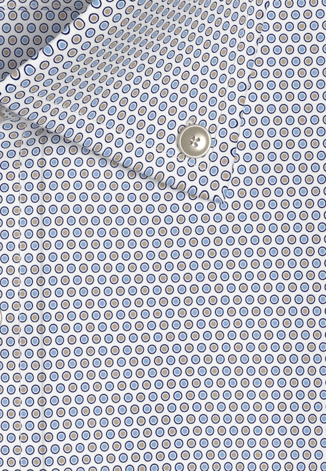 Regular Business Hemd Druck in Beige |  Seidensticker Onlineshop