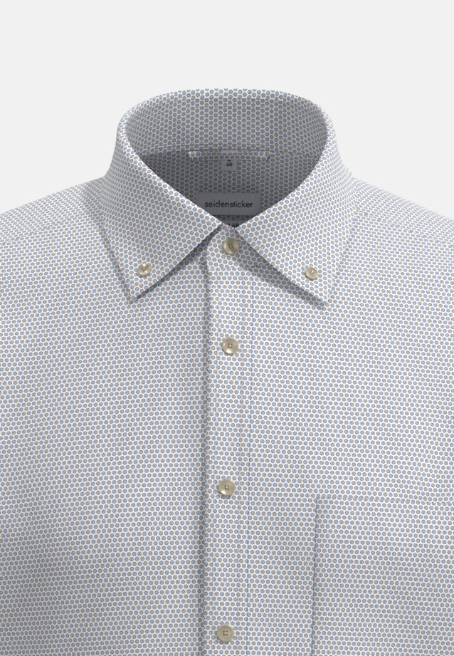 Regular Business Hemd Druck in Beige |  Seidensticker Onlineshop