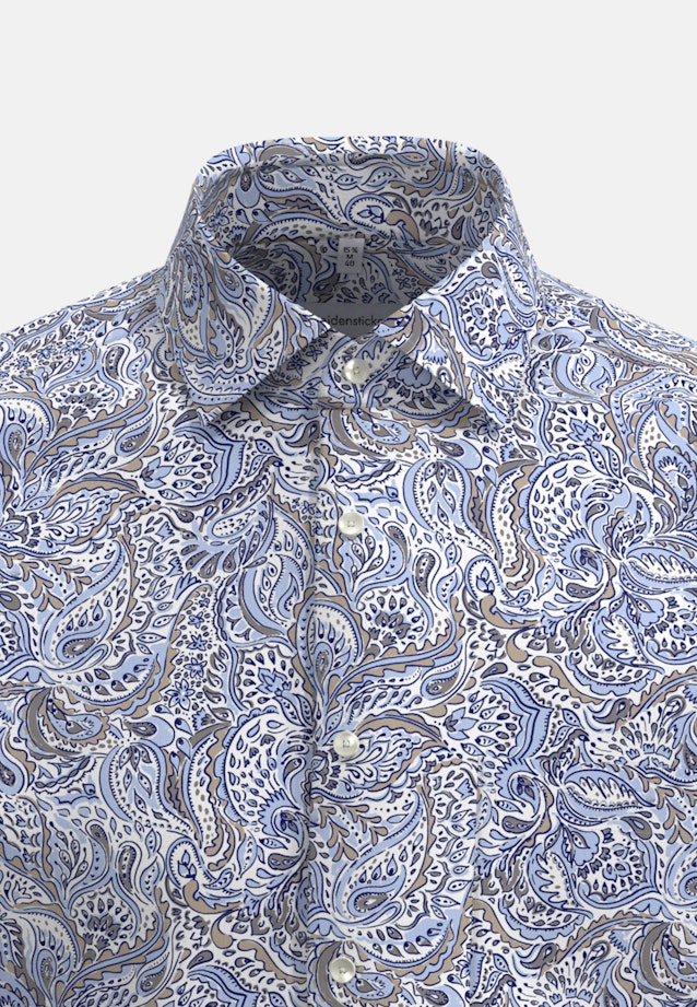 Regular Business Hemd Floral in Hellblau |  Seidensticker Onlineshop