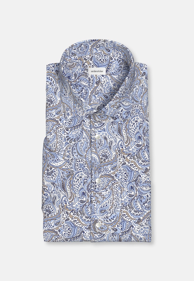 Regular Chemise d'affaires Floral dans Bleu Clair | Boutique en ligne Seidensticker