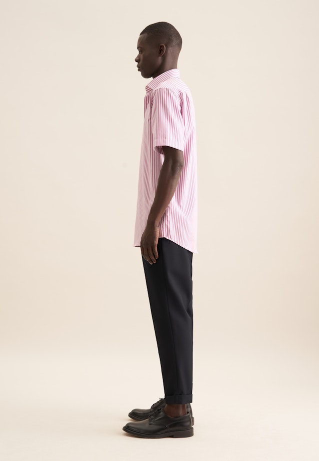 Regular Business Hemd Streifen in Rosa/Pink |  Seidensticker Onlineshop