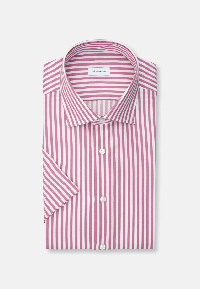 Regular Business Hemd Streifen in Rosa/Pink |  Seidensticker Onlineshop