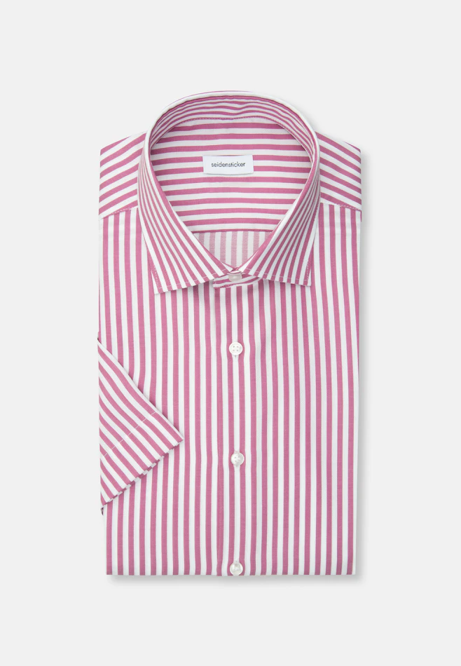 Regular Business Hemd Streifen in Rosa/Pink | Seidensticker Onlineshop