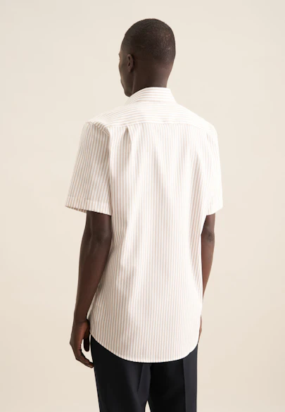 Regular Chemise d'affaires rayures in Beige | Seidensticker Onlineshop